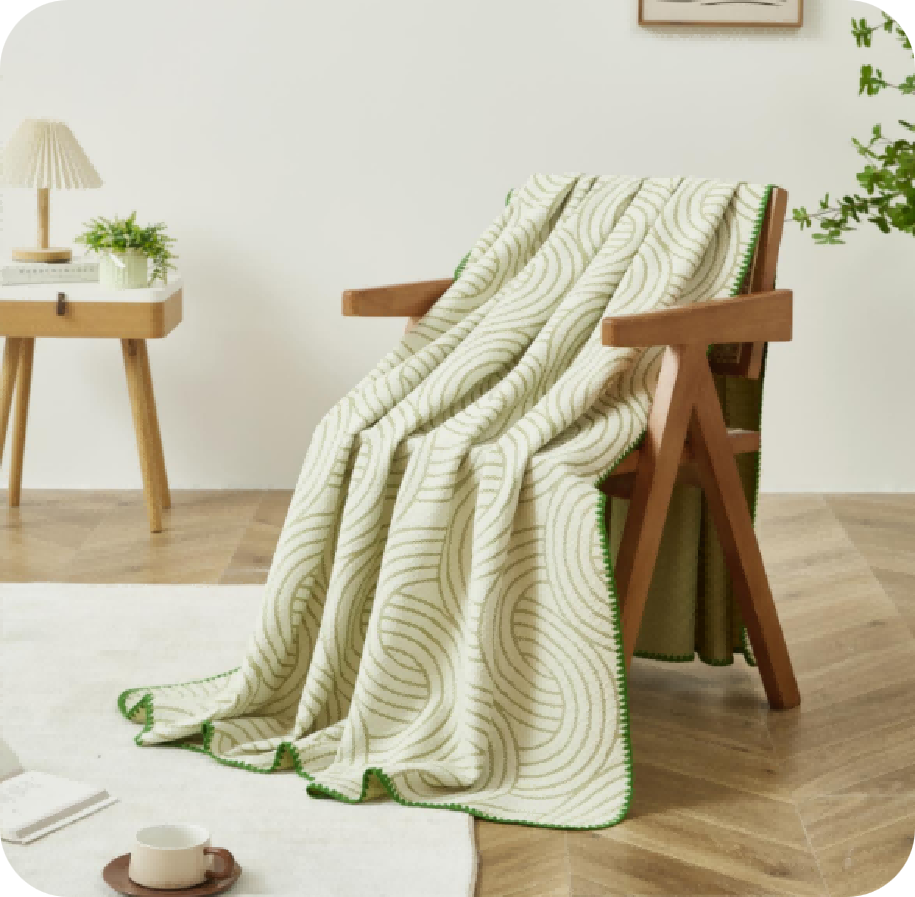 纹澜轻语针织毯 TQ-B125